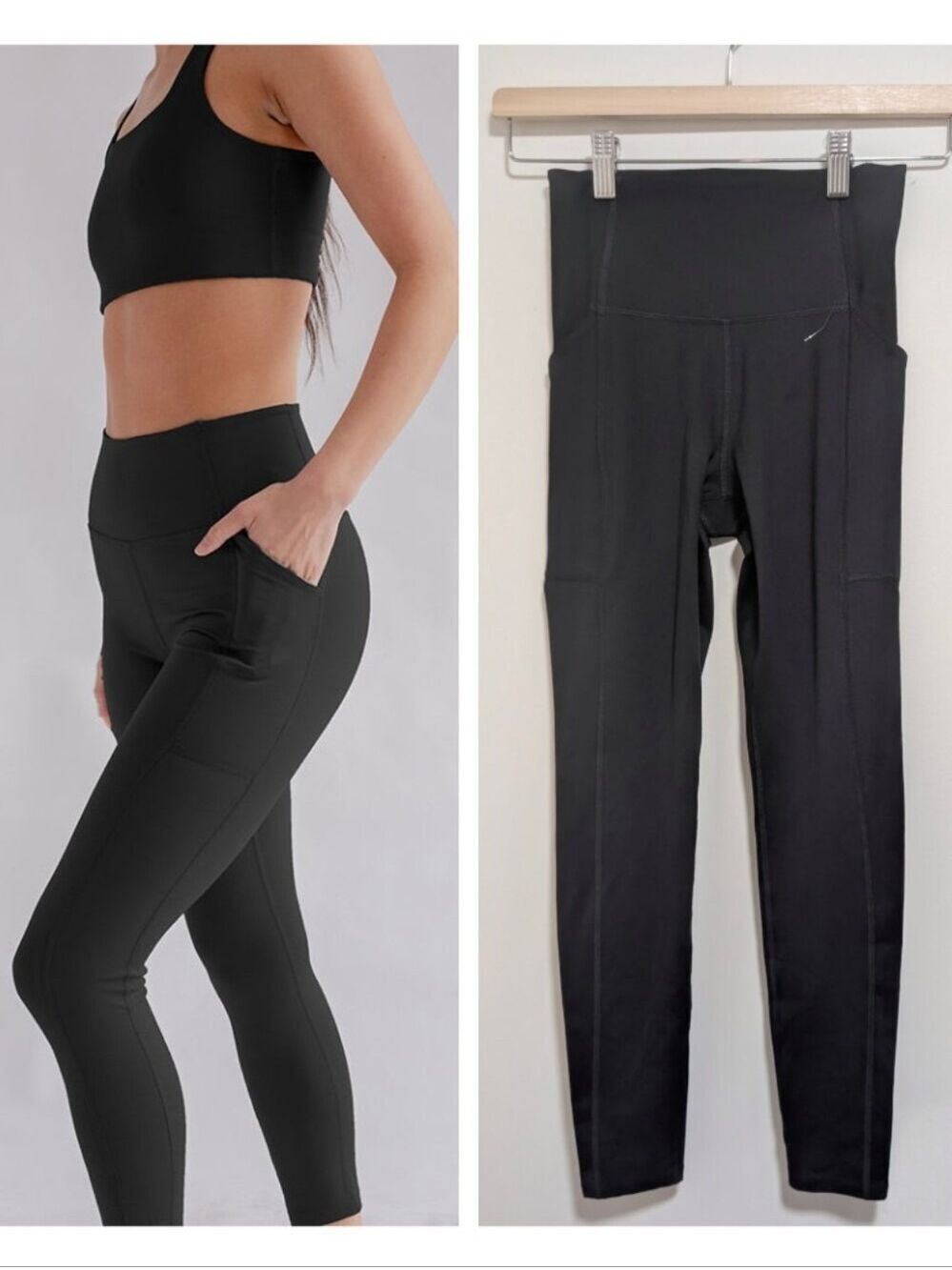 Girlfriend Collective | Compressive High-Rise Pocket Legging In Black